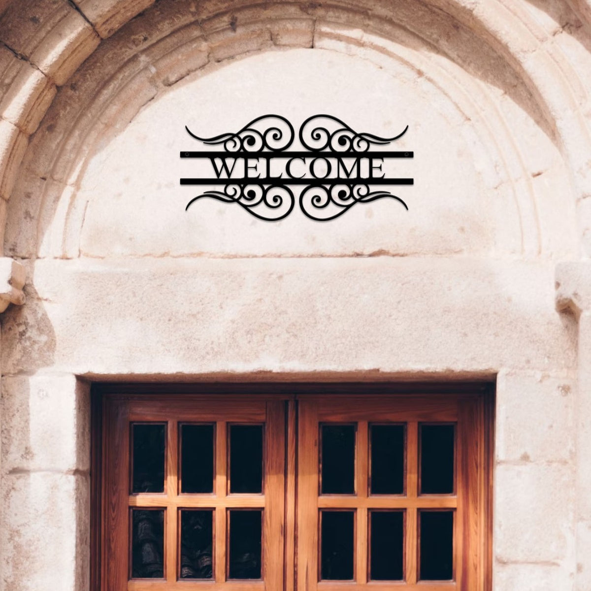 Ornate Decorative Welcome Sign Homeandso