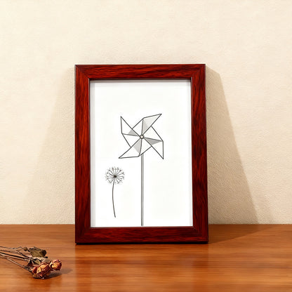 Minimalist Umbrella Wall Art Frame