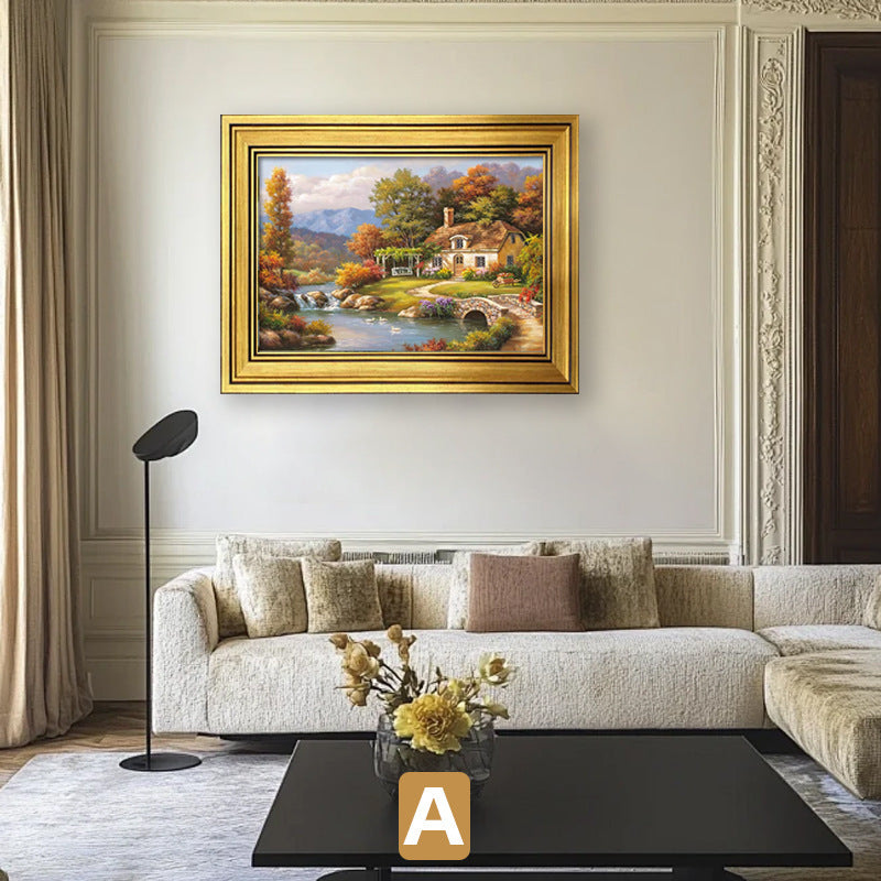 Decorative Framed Nature Landscape Artwork Homeandso