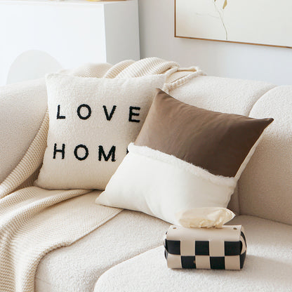 Abstract Textured Decorative Pillow