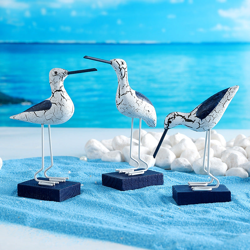 Decorative Coastal Shore Bird Figurine Homeandso