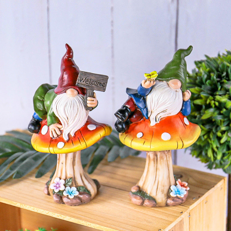 Whimsical Gnome Garden Statue Homeandso