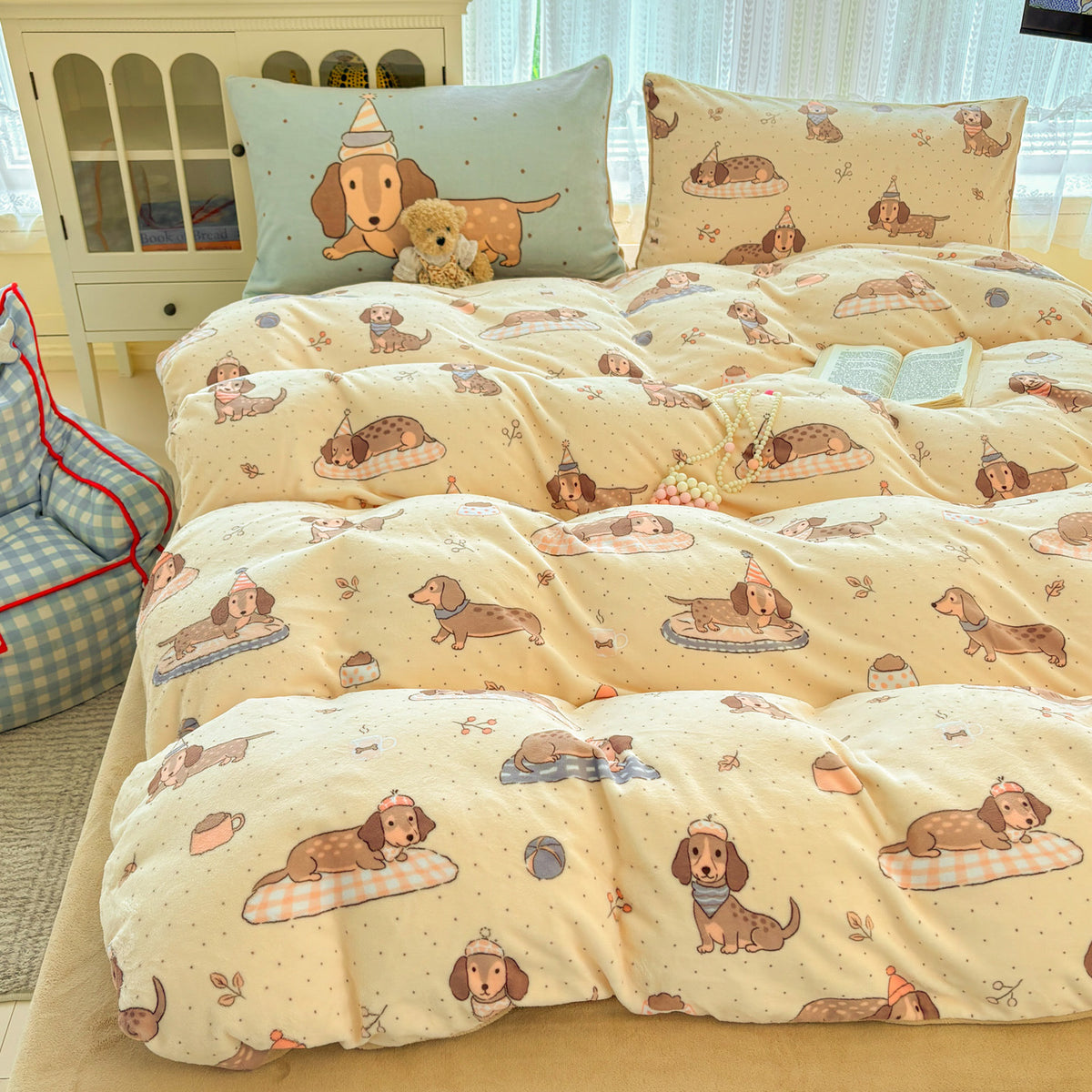 Playful Animal-Themed Comforter Set Homeandso