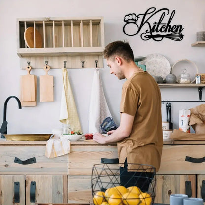 Metal Kitchen Wall Sign Homeandso