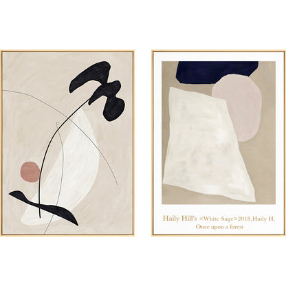 Abstract Canvas Framed Artwork Homeandso