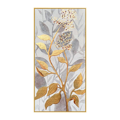 Elegant Floral Embossed Canvas Artwork Homeandso