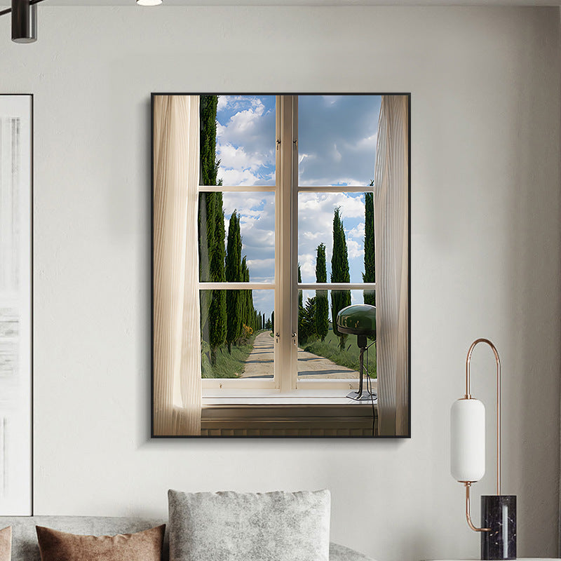 Framed Coastal View Wall Art Homeandso
