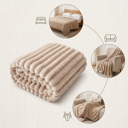 Luxuriöse Textured Throw