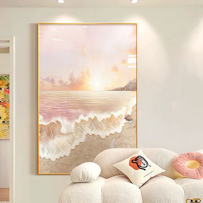 Coastal Sunset Beach Wall Art Homeandso
