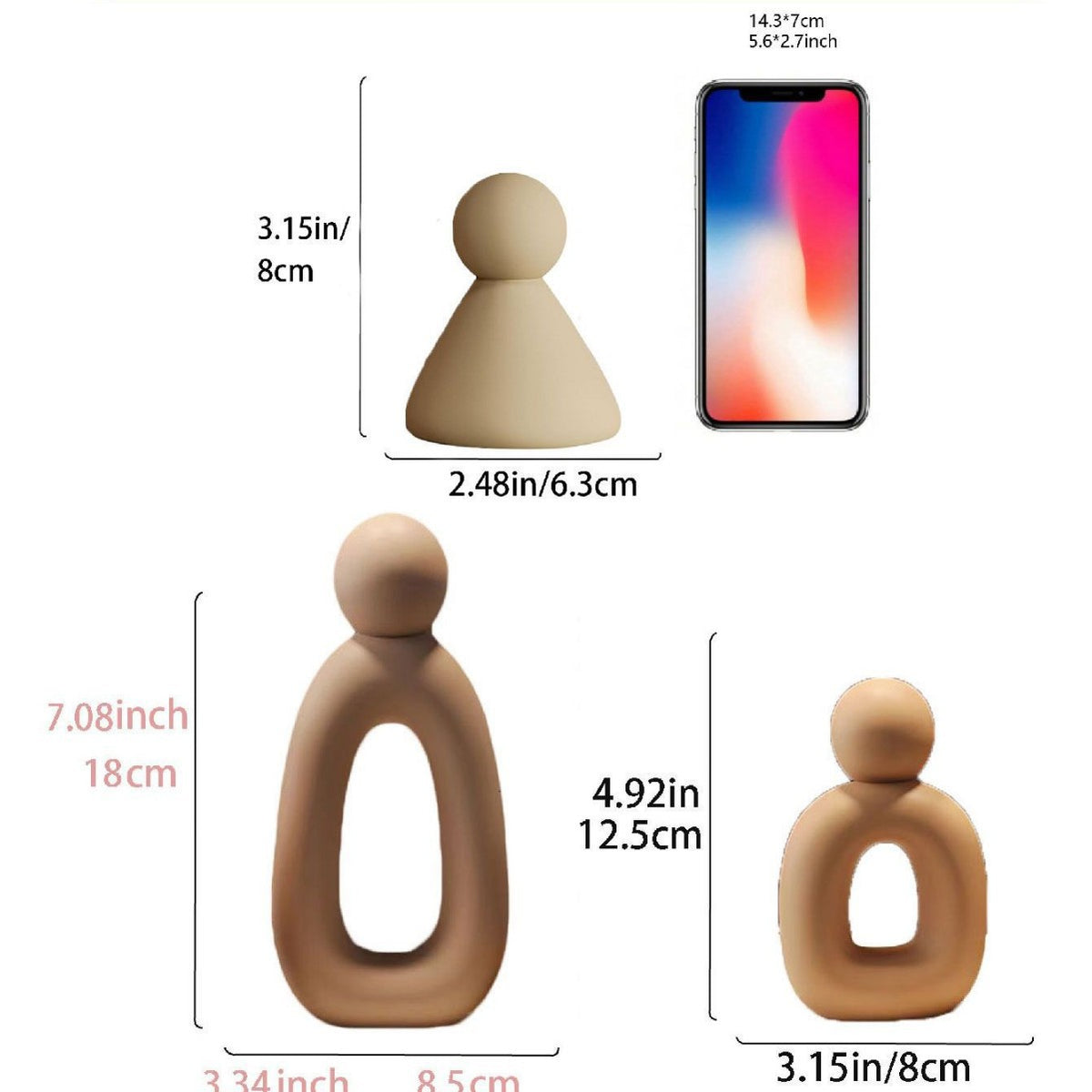 Modern Abstract Figurine Homeandso