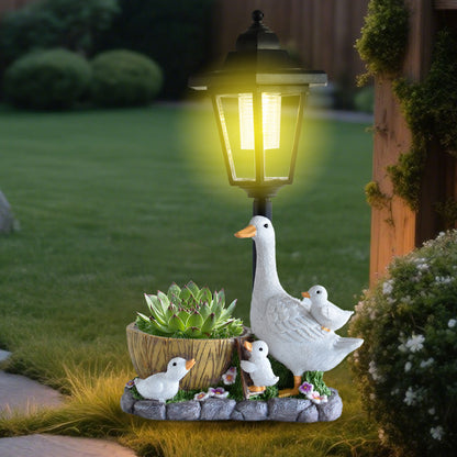 Swan Lantern Sculpture Homeandso