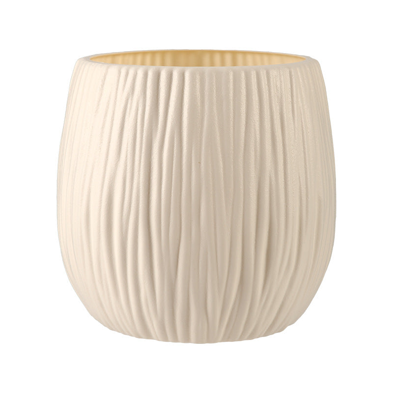 Textured Modern Ceramic Garden Planter Homeandso