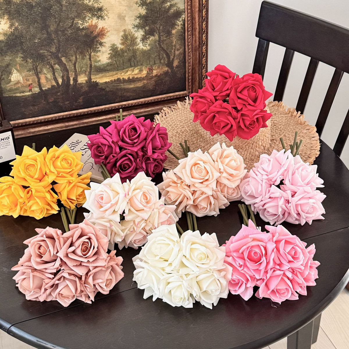 Faux Silk Rose Bouquet