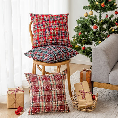 Festive Holiday Throw Pillow
