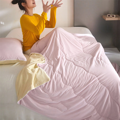 Reversible Lightweight Summer Comforter Homeandso