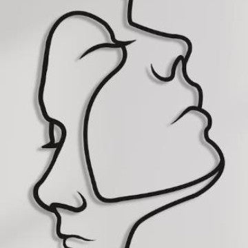 Minimalist Abstract Line Art Homeandso