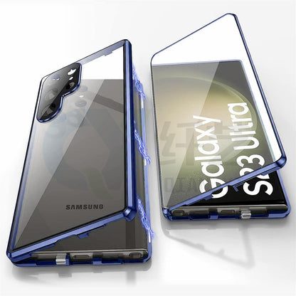 Magnetic Samsung Glass Case | Double-Sided Tempered Glass