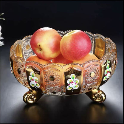 Dekorativer Kristall Obstschale