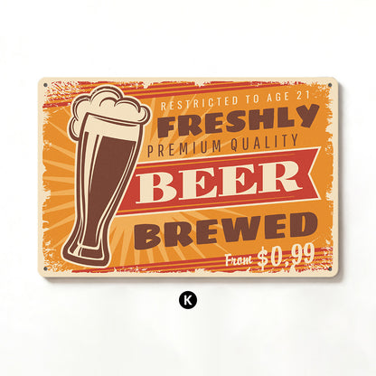 Vintage-Style Metal Wall Art Homeandso