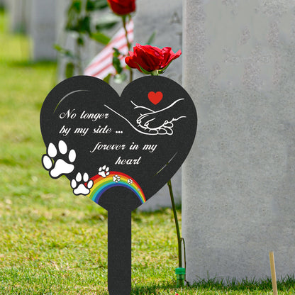 Heart-Shaped Memorial Garden Stake Homeandso