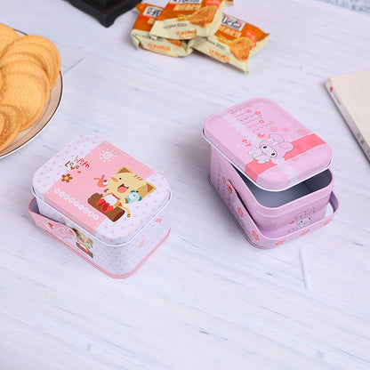Cute Decorative Snack Storage Tin Homeandso