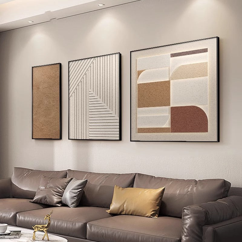 Geometric Minimalist Canvas Art Set Homeandso