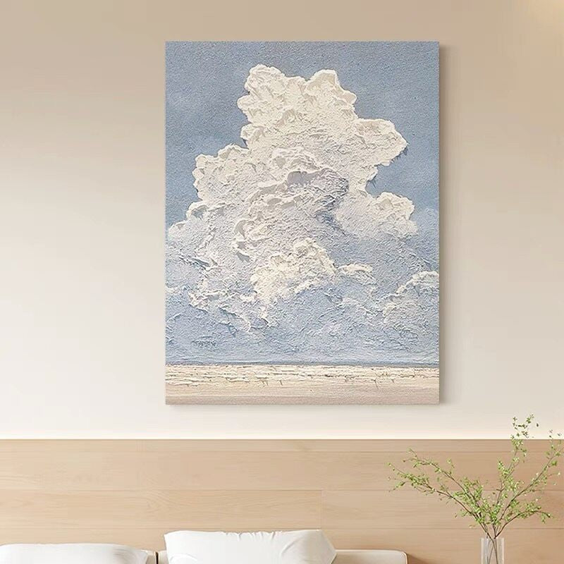 Textured Cloud Canvas Artwork Homeandso