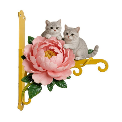 Decorative Owl and Flower Wall Hook Homeandso