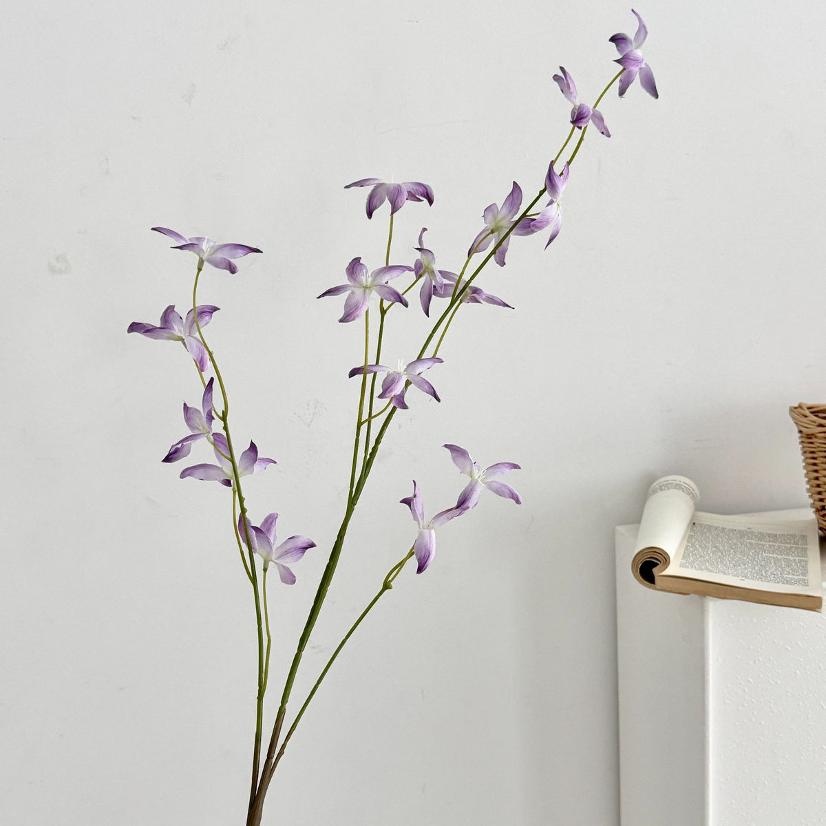 Elegant Faux Orchid Stem