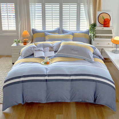 Heart Print Duvet Cover Set Homeandso