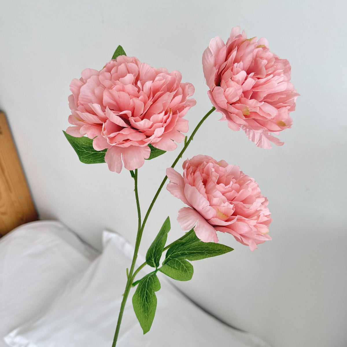 Lifelike Artificial Peony Flower Stem