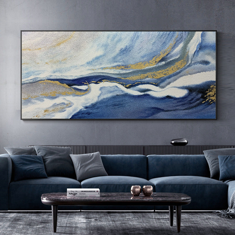 Abstract Ocean Wave Canvas Art Print Homeandso
