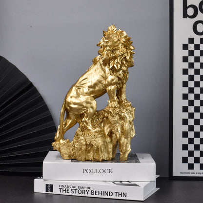 Majestic Lion Figurine Homeandso