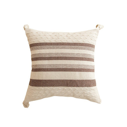 Textured Bohemian Throw Pillow