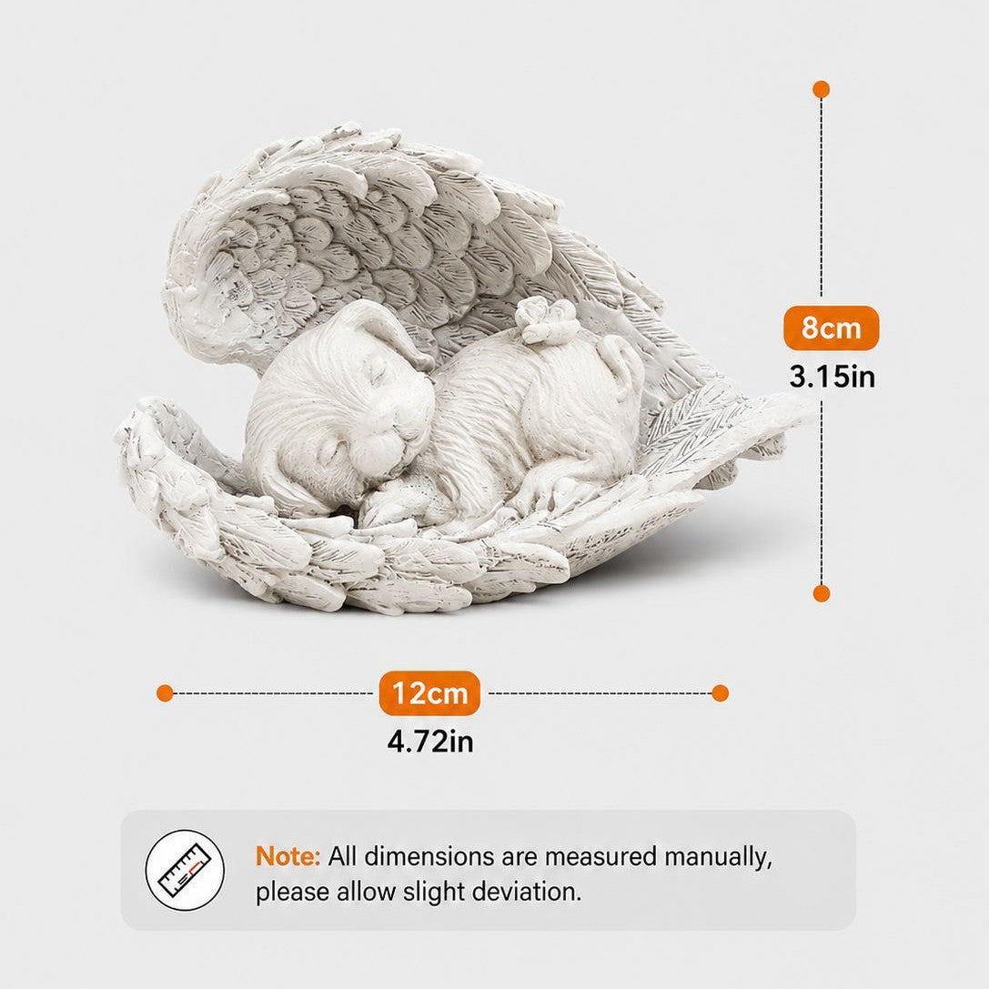 Decorative Sleeping Puppy Figurine Homeandso