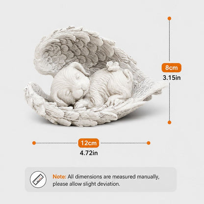 Decorative Sleeping Puppy Figurine Homeandso