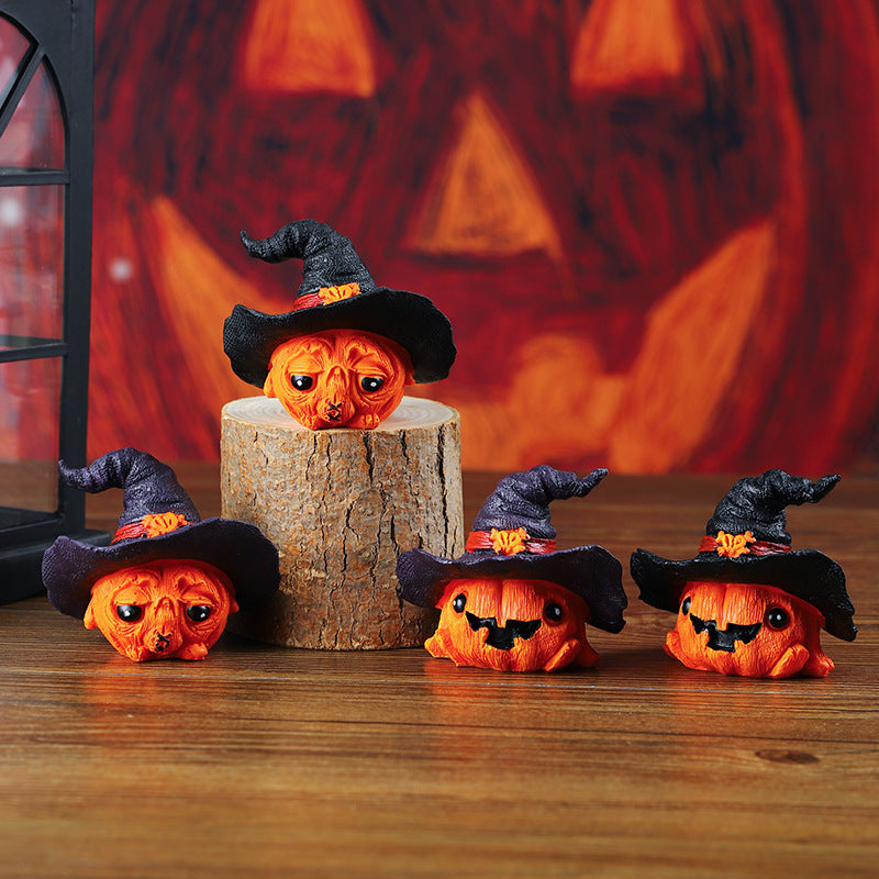 Decorative Halloween Pumpkin Figurine Homeandso