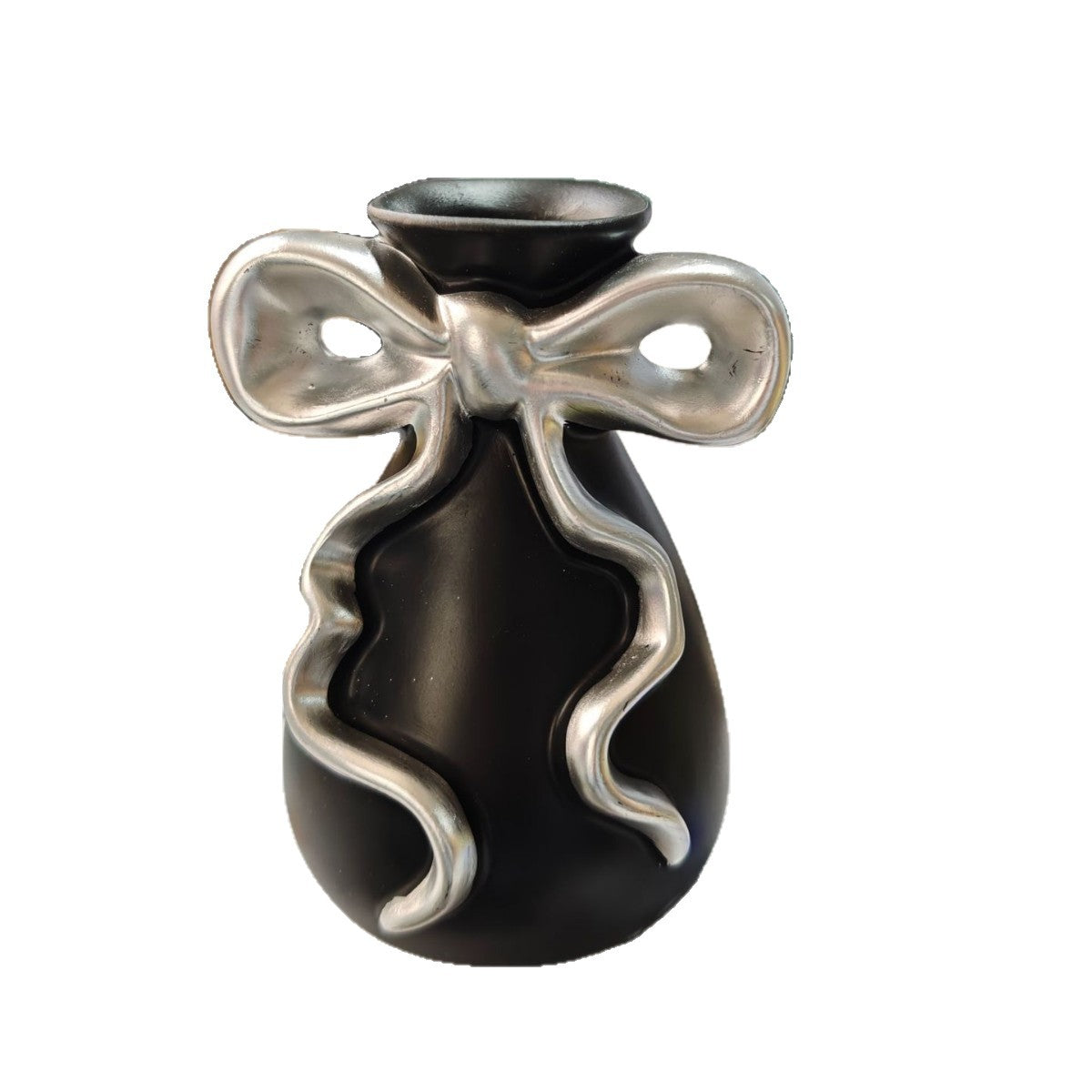 Decorative Bow-Shaped Art Vase Homeandso