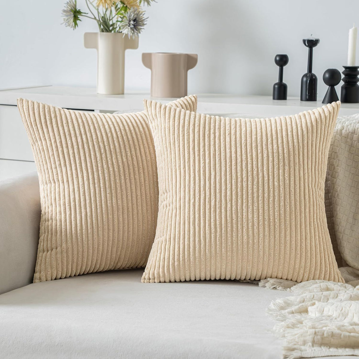 Textured Velvet Decorative Pillow