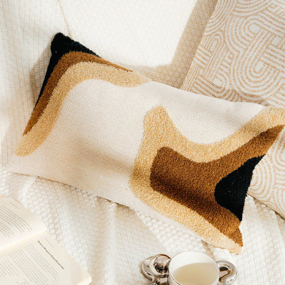 Abstract Patterned Decorative Pillow