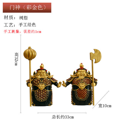 Handcrafted Guardian Deity Figurine Set Homeandso