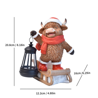 Charming Highland Cow Figurine Homeandso