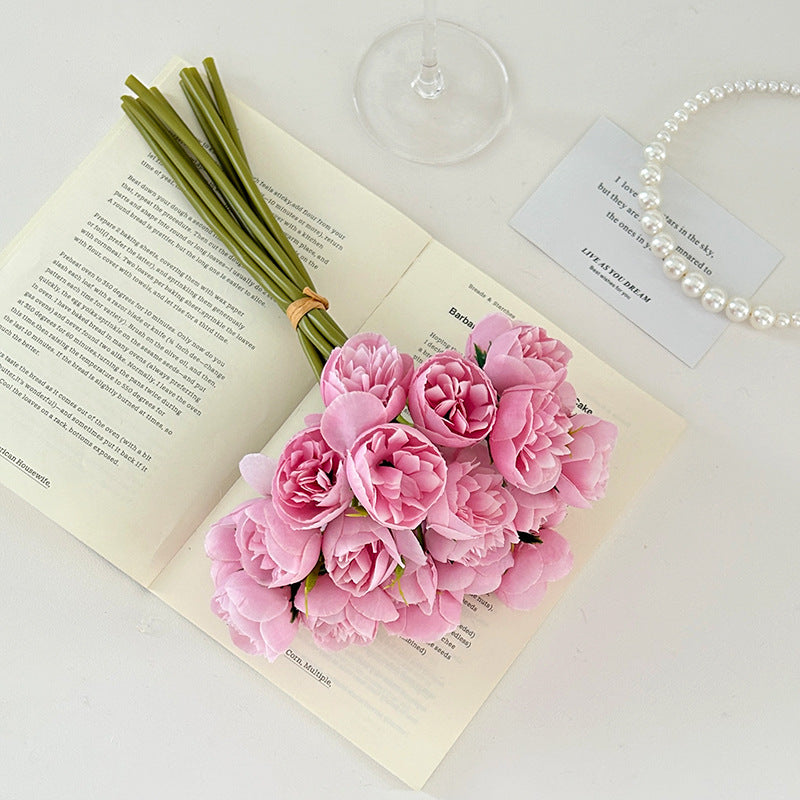 Lifelike Peony Bouquet