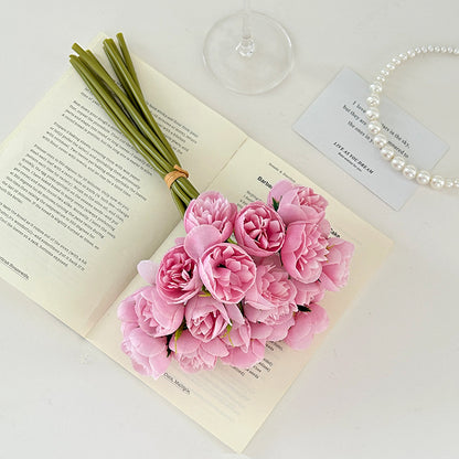 Lifelike Peony Bouquet