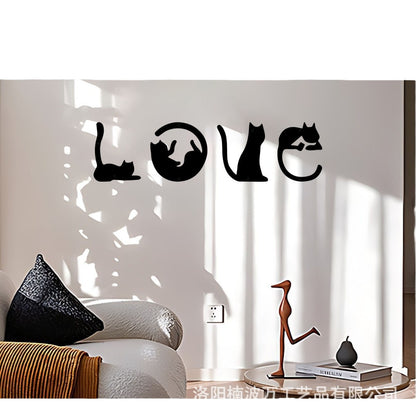 Cat-Themed Love Wall Art Homeandso