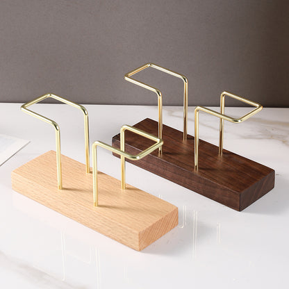 Modern Geometric Paper Clip Holder Homeandso
