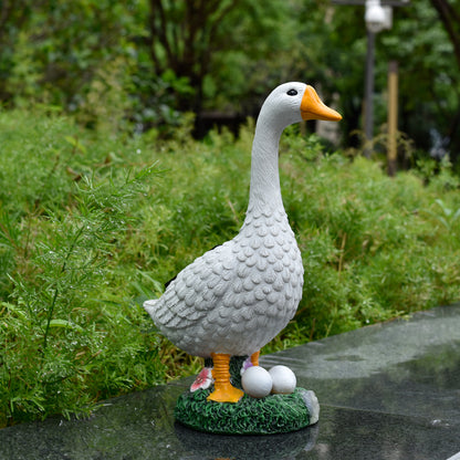 Garden Decorative Goose Figurine Homeandso