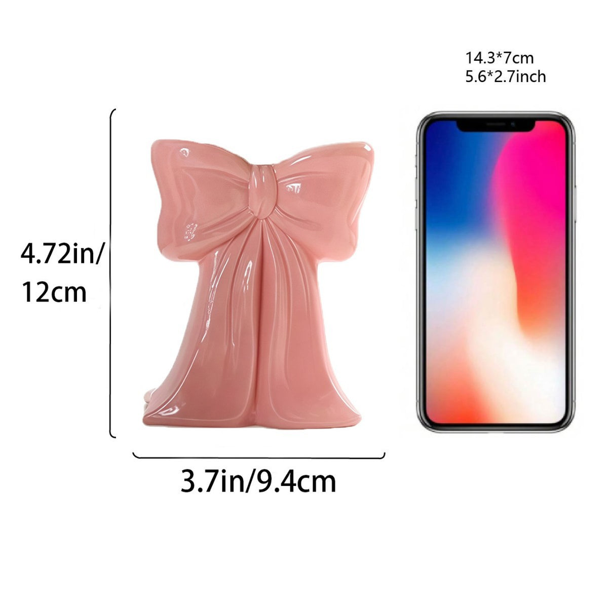 Decorative Bow-Shaped Phone Holder Homeandso