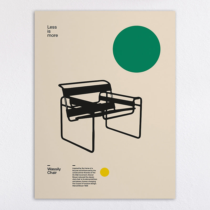 Bauhaus-Inspired Abstract Wall Art Print Homeandso