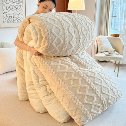 Plush Reversible Fuzzy Blanket